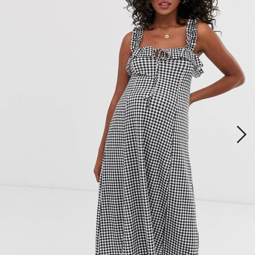 ASOS Maternity Gingham Dress